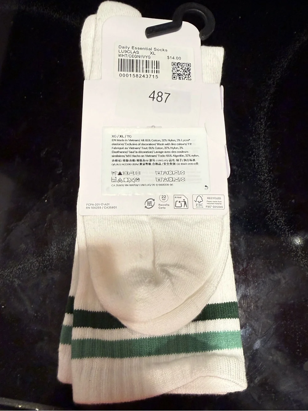 Lululemon Daily Essential Socks
